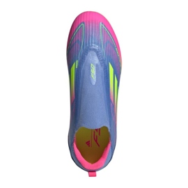 Adidas F50 League LL FG/MG IE3742 Zapatos de fútbol azul 3