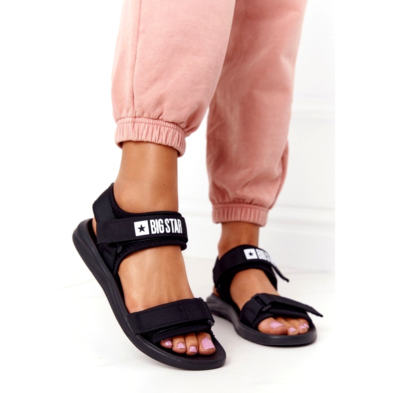 Sandalias deportivas de mujer Big Star HH274A024 Negro 2