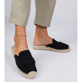 Zapatillas de aparte de mujeres negras negro 1