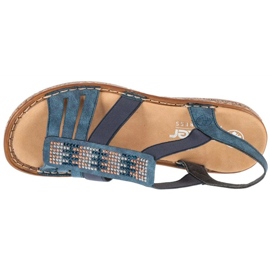 Rieker Sandals 628G7-14 Sandalias azul 2