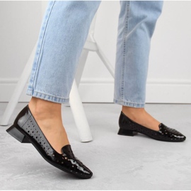 M.Daszyński W SAN31A zapatos de charol negro 12