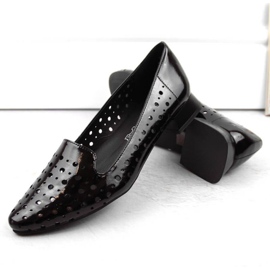 M.Daszyński W SAN31A zapatos de charol negro 14