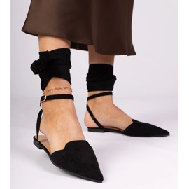 Tacones planos negros 1 Tacones planos negros 1