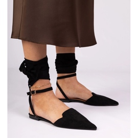 Tacones planos negros 2