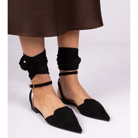 Tacones planos negros 3