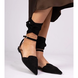 Tacones planos negros 4