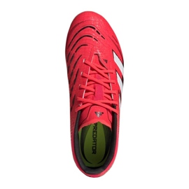 ADIDAS Predator Elite FG ID3758 Zapatos de fútbol rojo 4