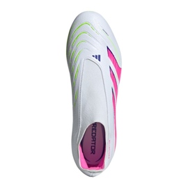 Adidas Predator League LL FG/MG ID3861 Zapatos de fútbol blanco 3