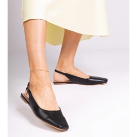 Sandalias cerradas negras negro 3
