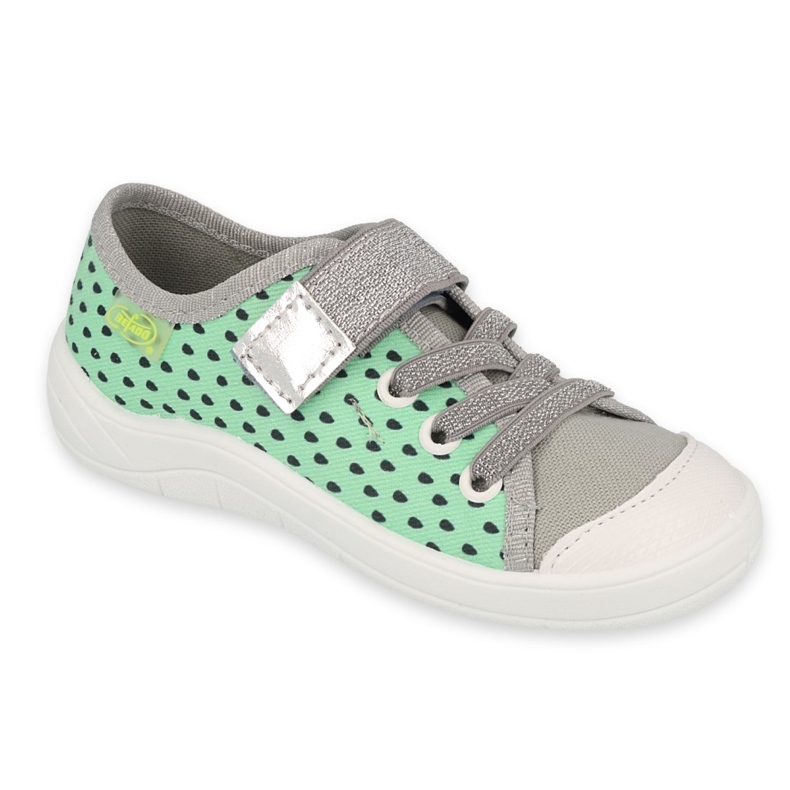 Befado Zapatillas de zapatillas para niños 251x189 gris verde 1