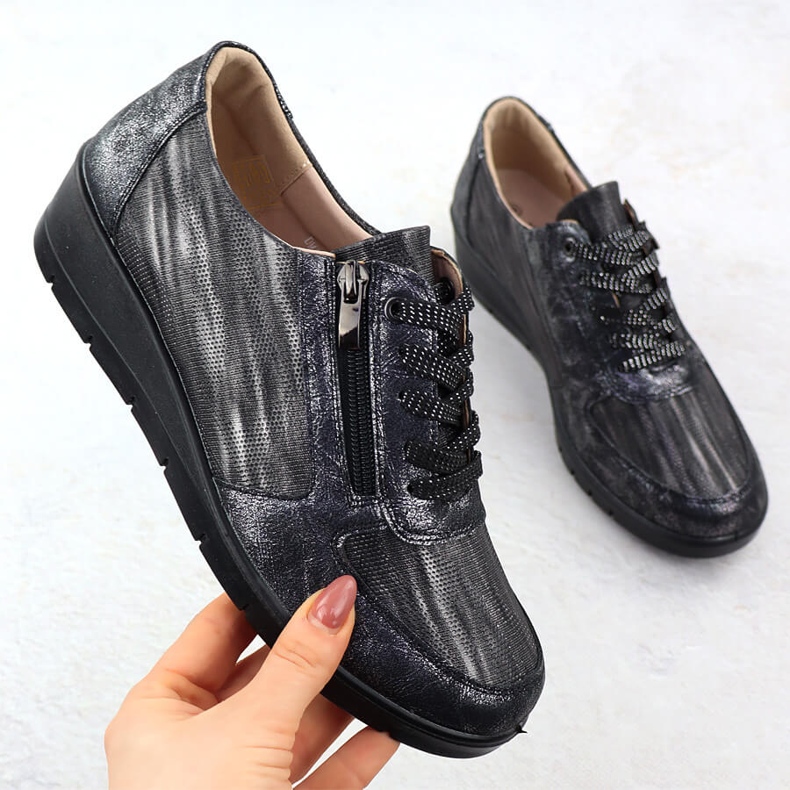 Black Sabatina LH01 zapatos deportivos negro 1