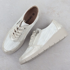 Zapatos de servicio para Silver Sabatina LH01 plata 3