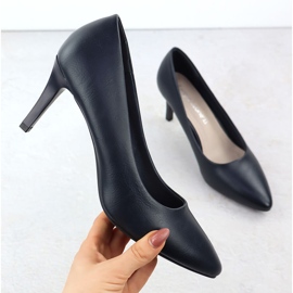 Tacones altos Marina de mujeres Sergio Sergio Leone 1336 azul 1
