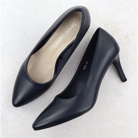 Tacones altos Marina de mujeres Sergio Sergio Leone 1336 azul 3
