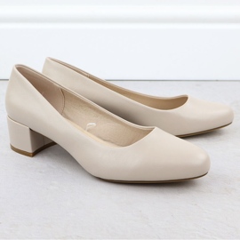Bombas en el Begio Sergio Leone PB291 beige 2