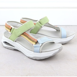 Rieker W3151-90 Sandalias deportivas verde 2