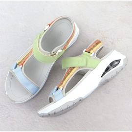 Rieker W3151-90 Sandalias deportivas verde 3
