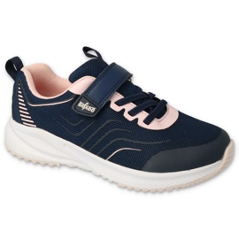 Befado deportivo infantil velcro 516X209 azul marino/rosa 1