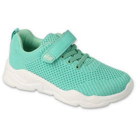 Zapatos deportivos para niños de Befado con velcro 516x199 verde 4
