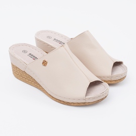 Goodin Cuñas beige para mujeres 2
