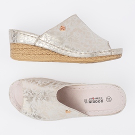 Goodin Cuñas ligeras de mujeres beige cuñas para mujeres 3
