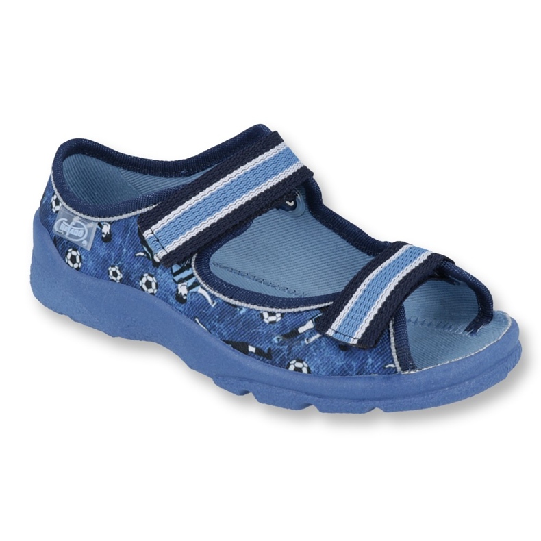 Sandalias infantiles de Befado para velcro 969x141 azul 1