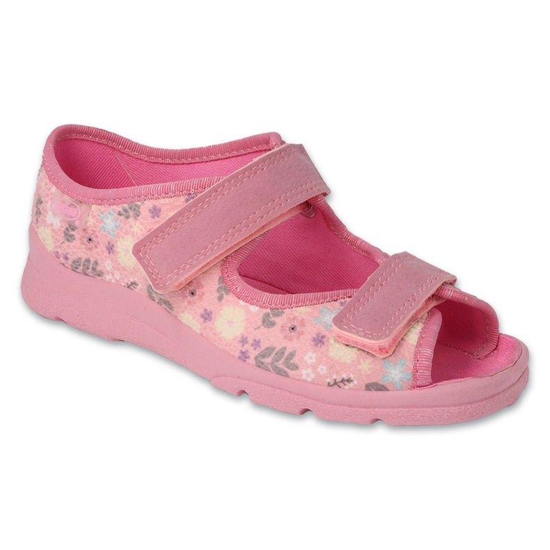 Sandalias infantil befado con velcro 969Y173 rosa 1