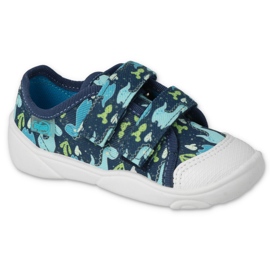 Zapatillas para niños de Befado azul marino 907p157 en dragones 1