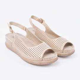 Goodin Sandalias livianas y cómodas dorado 3