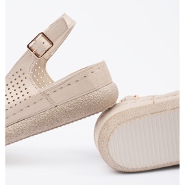 Goodin Sandalias livianas y cómodas dorado 2