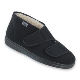 Dra. Befado calientes zapatillas para hombres PU 986M011 negro 1