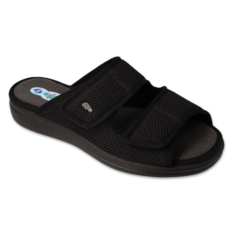 Pantuflas de pu para hombre Dr.Orto Befado 083M001 negro 1