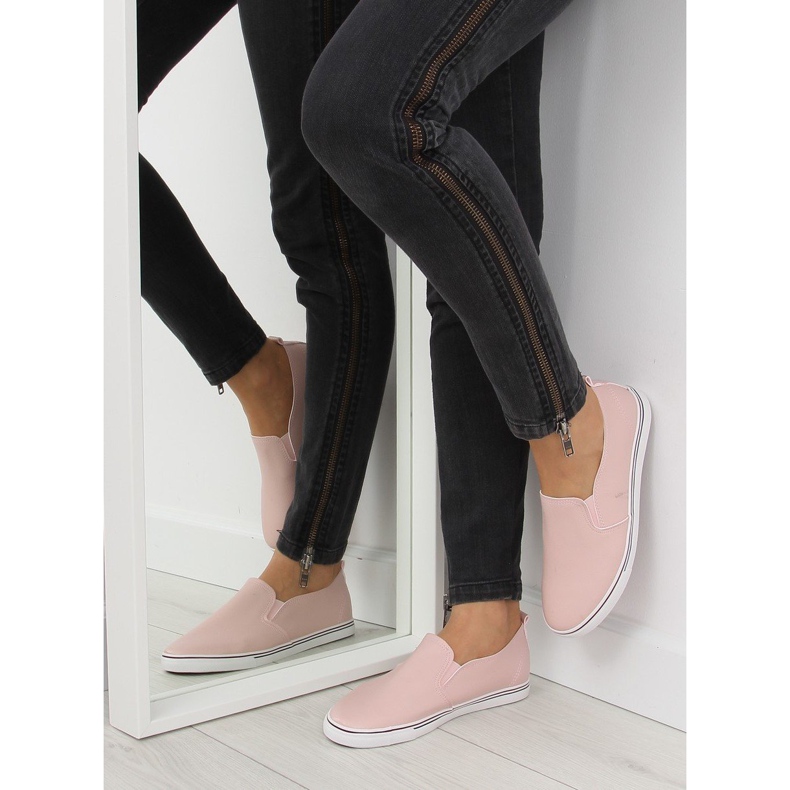 Zapatillas slip-on rosa xl08p Rosa 2