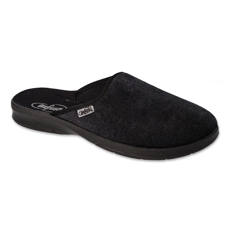 Pantuflas befado de pu para hombre 548M032 negro 1