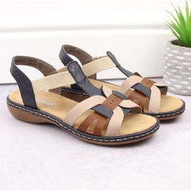 Sandalias cómodas Rieker W RKR662 multicolor 15