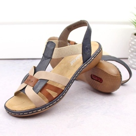 Sandalias cómodas Rieker W RKR662 multicolor 19