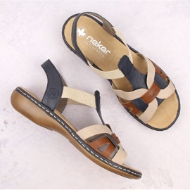 Sandalias cómodas Rieker W RKR662 multicolor 20
