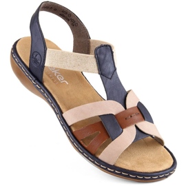 Sandalias cómodas Rieker W RKR662 multicolor 23