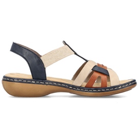 Sandalias cómodas Rieker W RKR662 multicolor 25