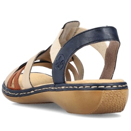 Sandalias cómodas Rieker W RKR662 multicolor 27