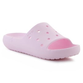 Crocs Classic Slide V2 209401-6W rosado 1 Crocs Classic Slide V2 209401-6W rosado 1