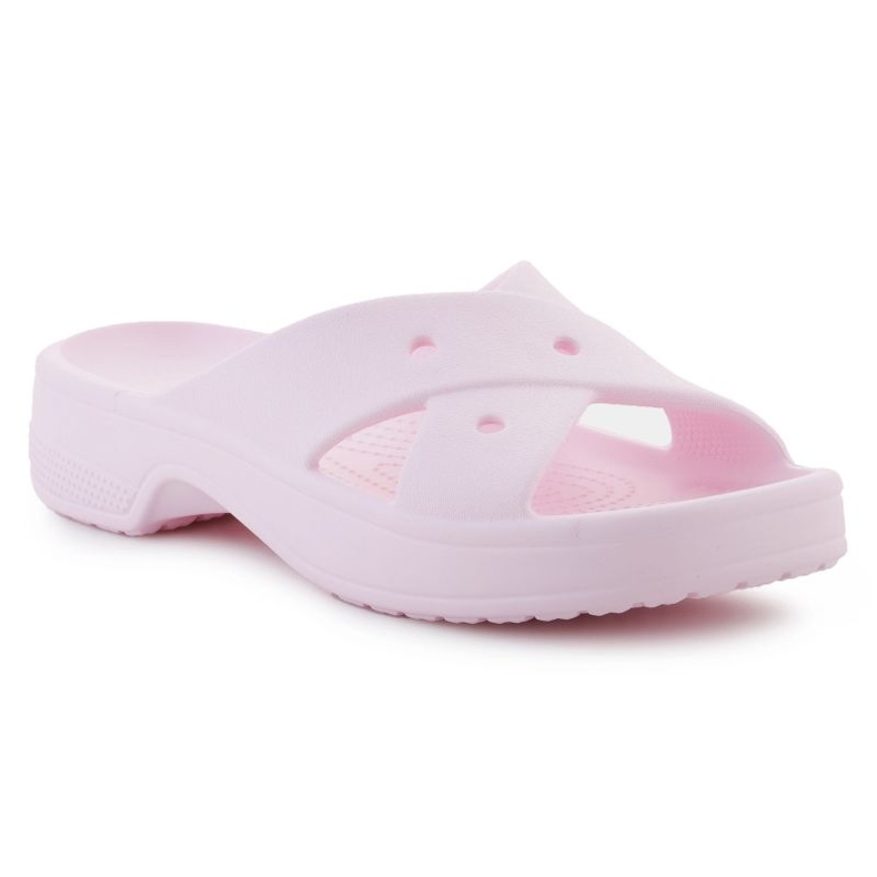 Crocs Classic Womens Cross Store Flip Flip 210840-6zw rosado 1 Crocs Classic Womens Cross Store Flip Flip 210840-6zw rosado 1