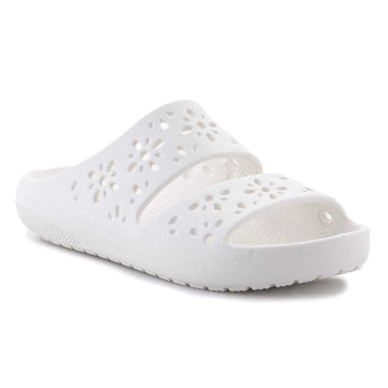 Crocs Classic Floral Cutut Sandal 210966-0Wv Flip Flip Flip blanco 1