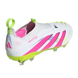 Adidas Predator Elite LL FG ID3746 Zapatos de fútbol blanco 3