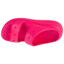 Zapatillas Crocs Classic Crush Sandal 207670-6zq rosado 2