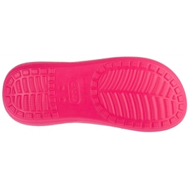Zapatillas Crocs Classic Crush Sandal 207670-6zq rosado 3