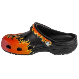 Crocs Classic Flames Clog 211004-0c4 naranja 1 Crocs Classic Flames Clog 211004-0c4 naranja 1
