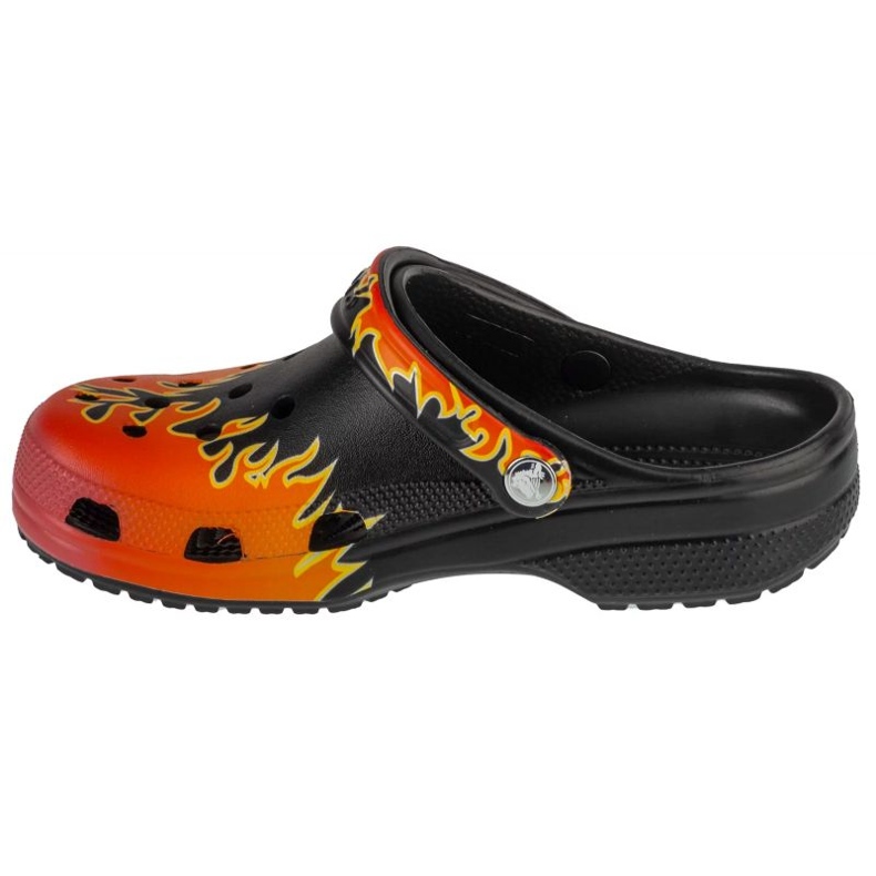 Crocs Classic Flames Clog 211004-0c4 naranja 1 Crocs Classic Flames Clog 211004-0c4 naranja 1