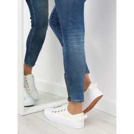 Deportivas blancas de mujer con lazo 8935 White blanco 5