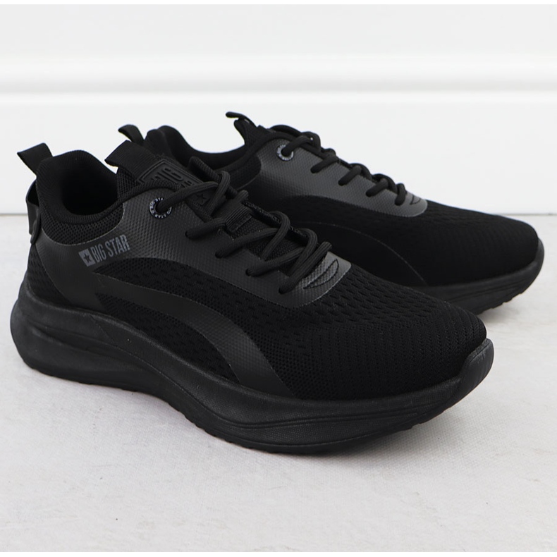Zapatillas deportivas para hombres zapatillas de zapatillas negras big star rr174273 negro 1